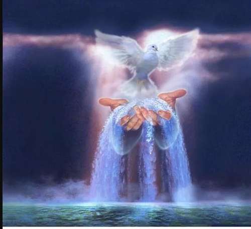 Malowanie Po Numerach Niebiański Gołąb 50X40 Cm Z Ramą Kreatywne