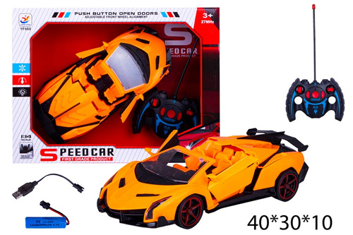 AUTO NA RADIO SPORTOWE CABRIO SPEED CAR KARTON PŁASKI PAK 24
wymiary opakowania: 40*30*10
wymiary kartonu: 82*40.5*100