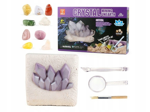 Kopalnia Kryształów Diamentów Wykopalisk Archeolog Ścianka