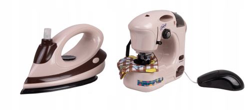 Zestaw Dla Dzieci Zabawkowa Maszyna Do Szycia + Żelazko Mini Appliance