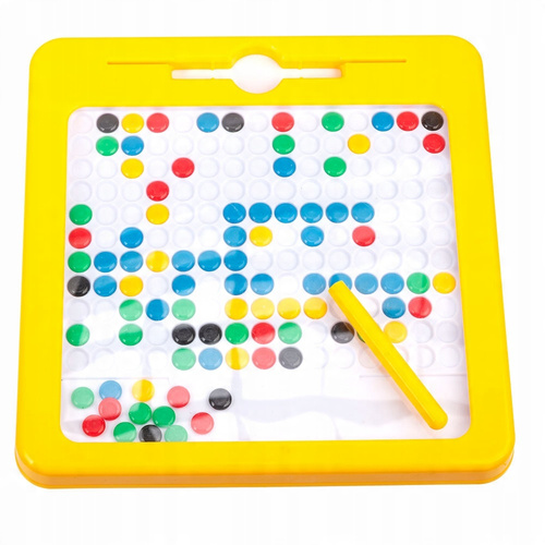 Magnetyczna Tablica Mozaika Układanka Montessori Dla Dzieci - 16 Szablonów