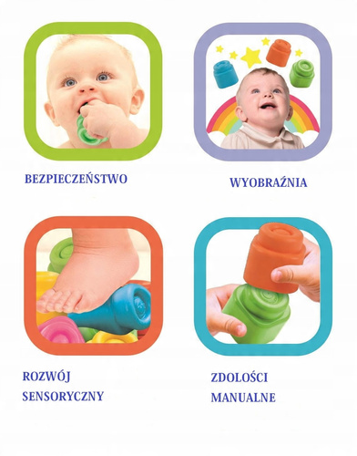 Wiaderko Pies I Szczeniaczek Clementoni Klocki Dla Dzieci