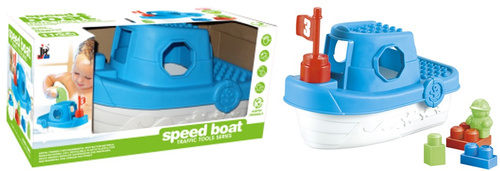 ŁÓDŹ Z FLAGĄ ZABAWKA NA PLAŻE I DO WANNY, pak 18,
zabawka zachęcająca dzieciaki do kąpieli, klocki, flaga
wymiary: 37 x 17 x 17,5 cm