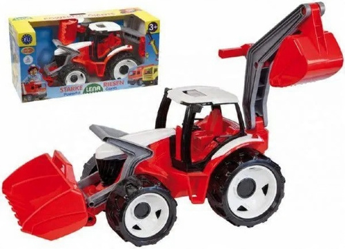 Lena Traktor Duży Koparka Spychacz Z Łyżką Jeździk