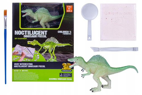 Skamielina Fluo Dinozaur Zielony Zabawa W Arecheologa Dla Dzieci