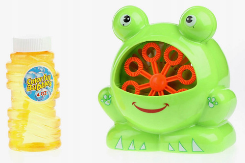 Pistolet Do Baniek Automatyczny Żaba Duża Ilość Baniek Maszynka Do Baniek