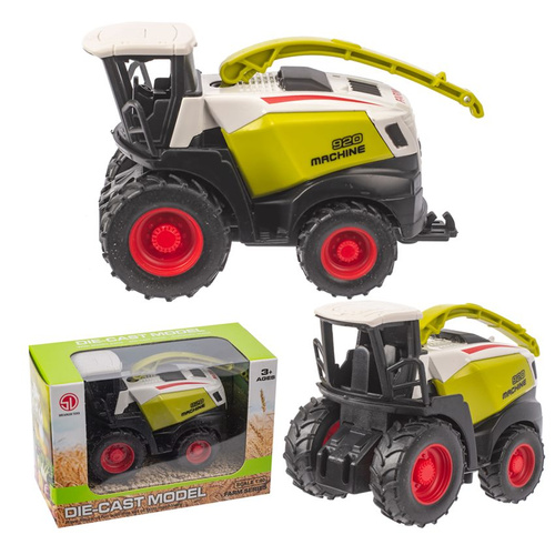 KOMBAJN TRADYCYJNY DIE CAST METAL  1:60 PULL BACK KARTONIK PAK 216/108 
 10.0*5.0*6.5