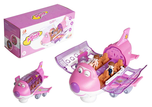 SAMOLOT ROZKŁADANY INTERAKTYWNY DŹWIĘK ŚWIATŁO