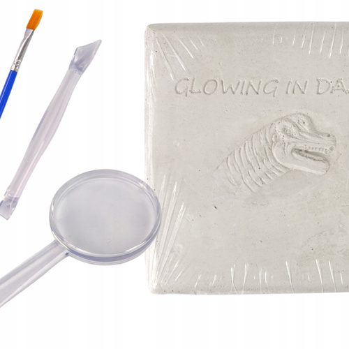 Skamielina Dinozaur Triceratops Model Szkieletu Świecący W Ciemności