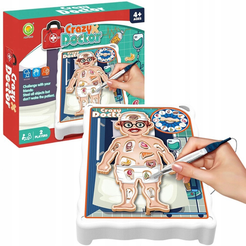 Szalony Doktor Zabawa W Operację Wyciągnij Organy Gra Z Prądem