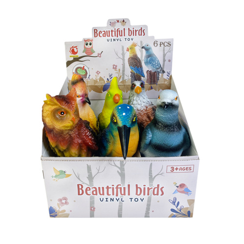 Figurka Z Dźwiękiem Ptaka - Różne Wzory - 18 Cm