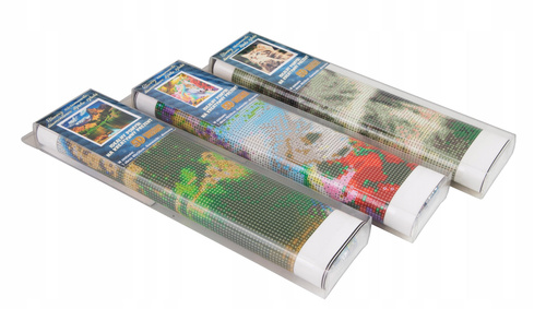 Diamentowa Mozaika Jednorożec Portret W Różach Haft Kreatywny 30x40 Cm