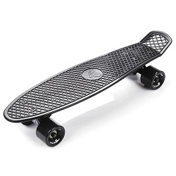 DESKOROLKA CZARNA CZARNE KOŁA pak 8