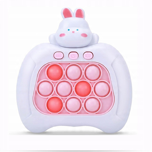 Gra Zręcznościowa Pop It Popit Antystresowa Biały Królik