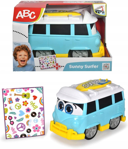 Samochód Dickie Abc Auto Pojazd Vw Ogórek Sunny Serfer Surfer