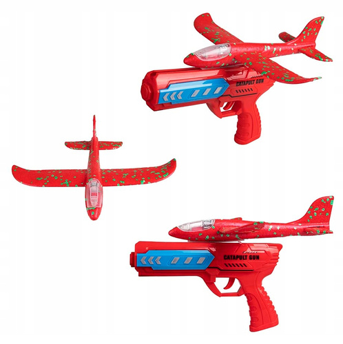 SAMOLOT Z ŚWIATŁEM LED WYSTRZELIWANY PISTOLETEM