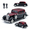 Radio Głośnik W Kształt Auta Limuzyna Retro Czerwone Głośnik Bluetooth AUX