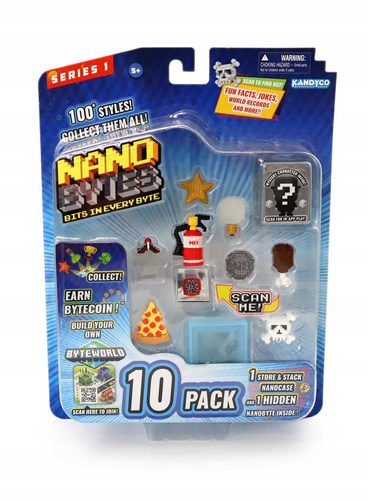 Nanobytes Blister Figurka Gra Kody Qr 10 Elementów