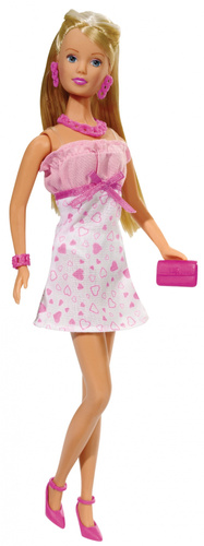 Lalka Simba Steffi + Garderoba Z Ubraniami