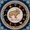 Diamentowa Mozaika 7D Haft Diament Byk Znak Zodiak Mandala