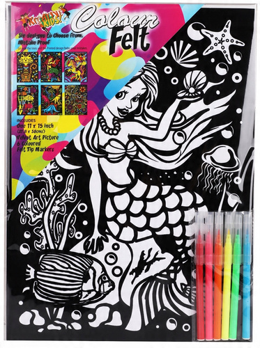 Duży Obraz Velvet Kolorowanka Malowanka Mandale Flamastry 28X38 Wzory