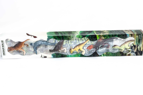 Zestaw Zwierząt Figurki Dinozaury, Zwierzęta Domowe, Dzikie Safari W Tubie