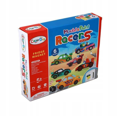 Gipsowe Figurki Do Własnego Pomalowania Z Magnetycznymi Właściwościami Auta