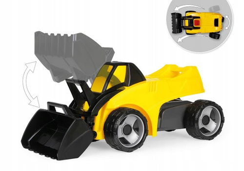 Lena Wytrzymały Giga Trucks Pro X Spychacz Blokada Osi Skrętnej