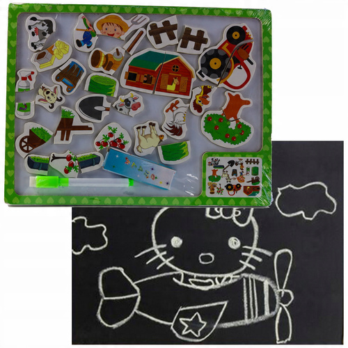 Układanka Tablica Magnetyczna Suchościeralna 30X23