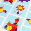 Układanka Montessori Klocki Drewniane , Puzzle 168
