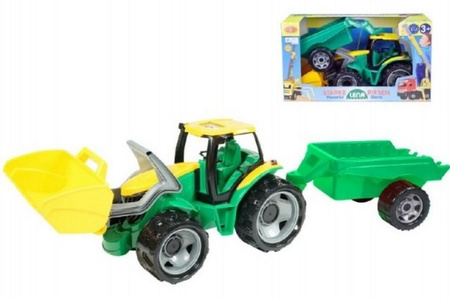 Traktor Ciągnik Spychacz Przyczepa Lena Maxi 110Cm