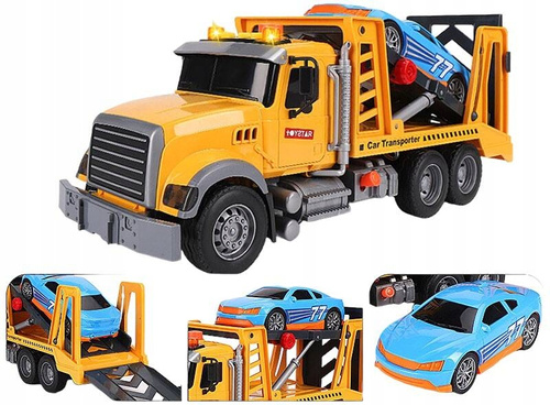 Truck Auto Laweta Z Samochodem Ruchome Elementy Efekty Dźwi/Świetlne
