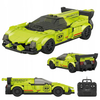 Klocki Auto Sportowe Supercar Zdalnie Sterowane Do Składania 178 Elementów