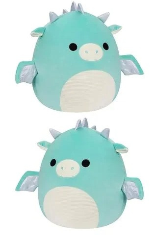 PLUSZ SMOK OKRĄGLAK TURKUSOWY 80 CM, pak 15
duża pluszowa maskotka smoka