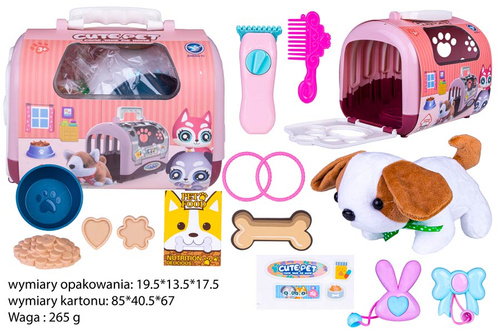 PIESEK Z TRANSPORTEREM RÓZOWYM PAK 48
wymiary opakowania: 19.5*13.5*17.5, wymiary kartonu: 85*40.5*67
Waga : 265 g