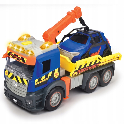 Ciężarówka Toys Mercedes Laweta Z Podnośnikiem