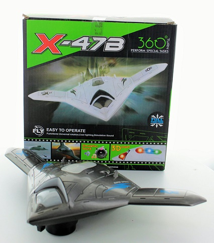 SAMOLOT X 47B ŚWI/DŹW. KARTON B/O KARTON PAK 24/48