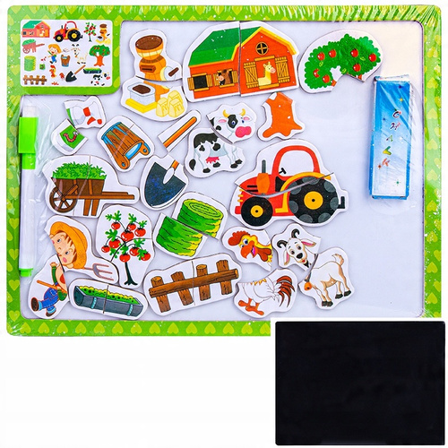 Układanka Tablica Magnetyczna Suchościeralna 30X23