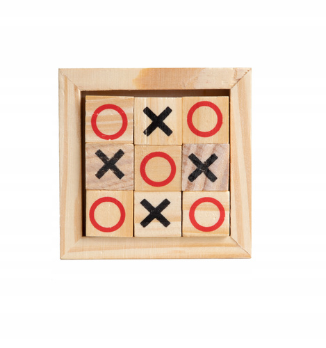 NORIMPEX GRA KÓŁKO I KRZYŻYK W SKRZYNCE DREWNIANA