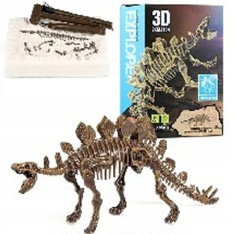 Skamielina Dinozaura Stegozaur Do Odkrycia Przez Małych Archeologów