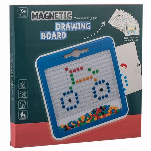 Magnetyczna Tablica Mozaika Układanka Montessori Dla Dzieci - 10 Szablonów