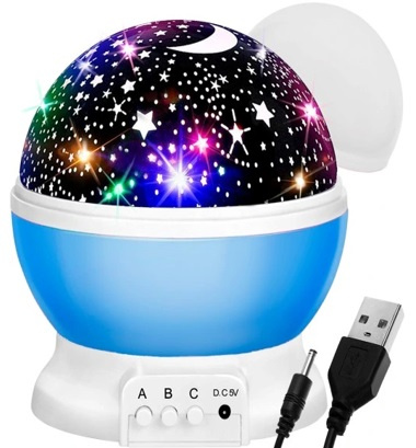 LAMPKA PROJEKTOR GWIEZDNY NIEBIESKI, pak 48
niebieska lampka-projektor, z kablem do zasilania