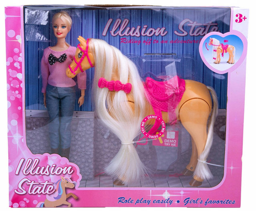 Lalka Z Konikiem Z Ruchomymi Elementami Z Efektami Dźwiękowymi