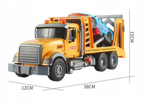 Truck Auto Laweta Z Samochodem Ruchome Elementy Efekty Dźwi/Świetlne