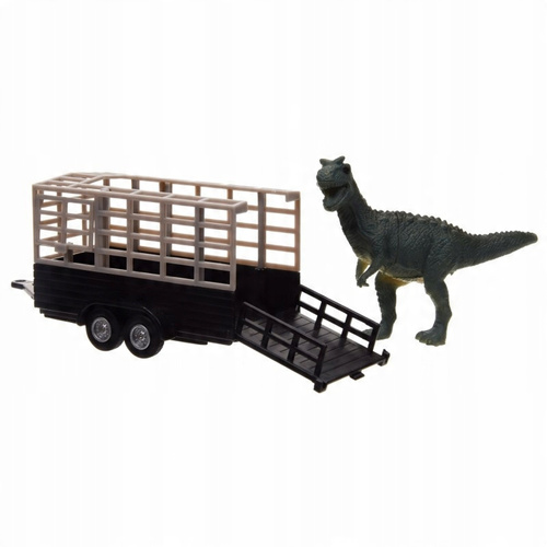 Auto Land Rover Przyczepa Do Przewozu + Dinozaur