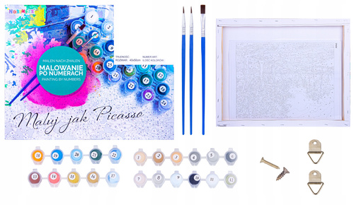 Malowanie Po Numerach Matka Boska Obraz Święty Religia 40x50 Na Ramie