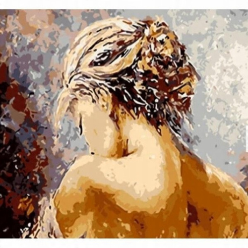 Malowanie Po Numerach Kobieta Akt 50X40 Cm Na Ramie