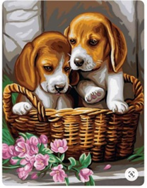 MALOWANIE PO NUMERACH Dla DZIECI + RAMA 30x40