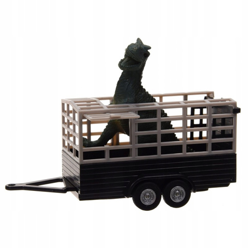 Auto Land Rover Przyczepa Do Przewozu + Dinozaur