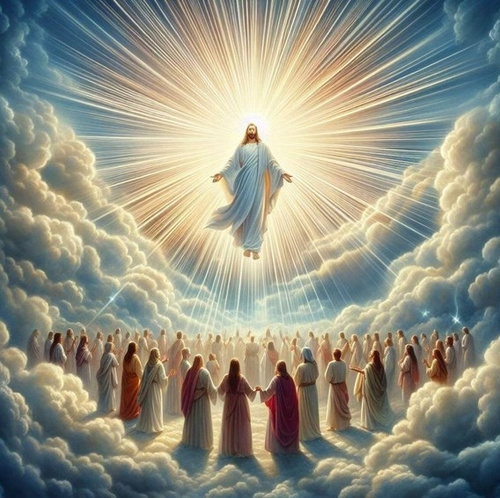 Diamentowa Mozaika Wniebowstąpienie Jezusa 30x40 Cm Kreatywne Diamenty